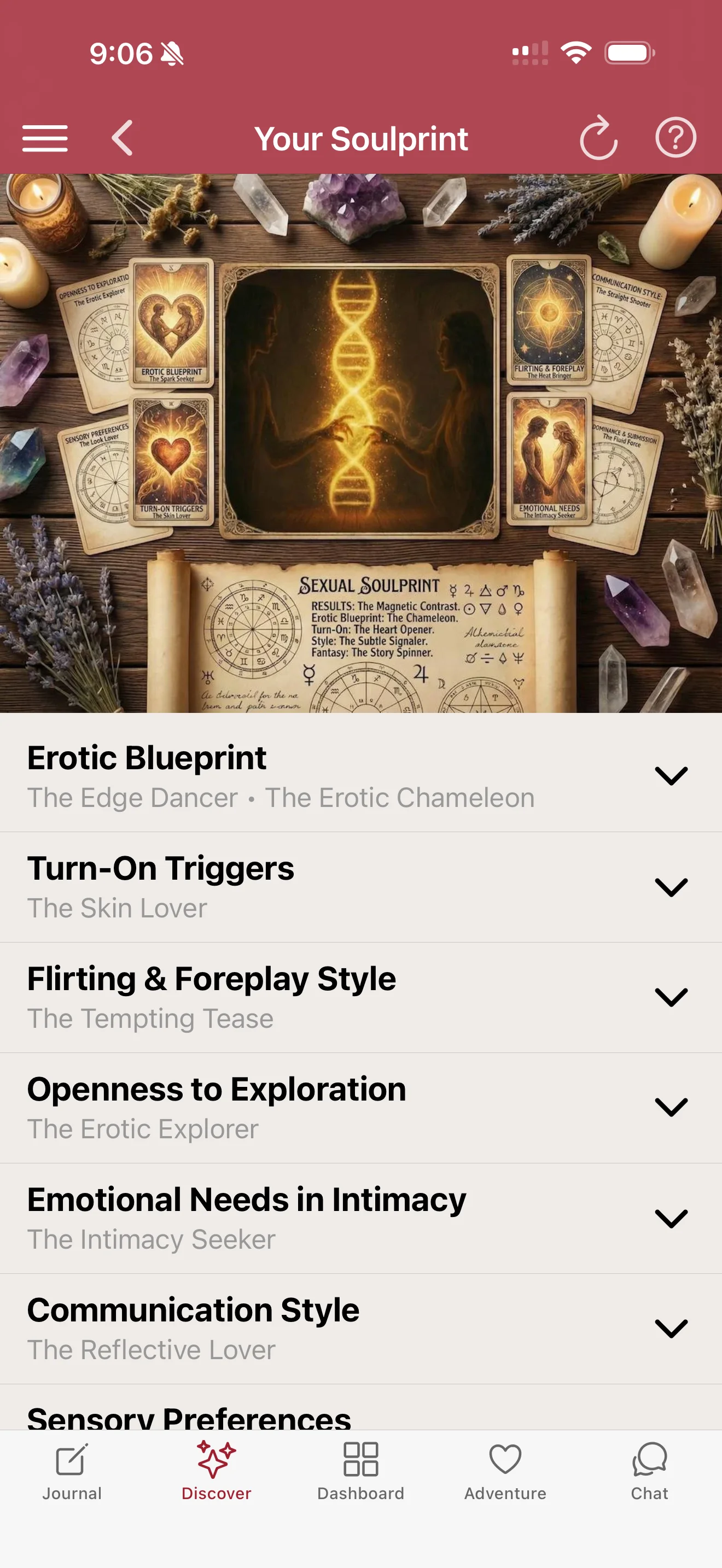 Soulprint compatibility assessment